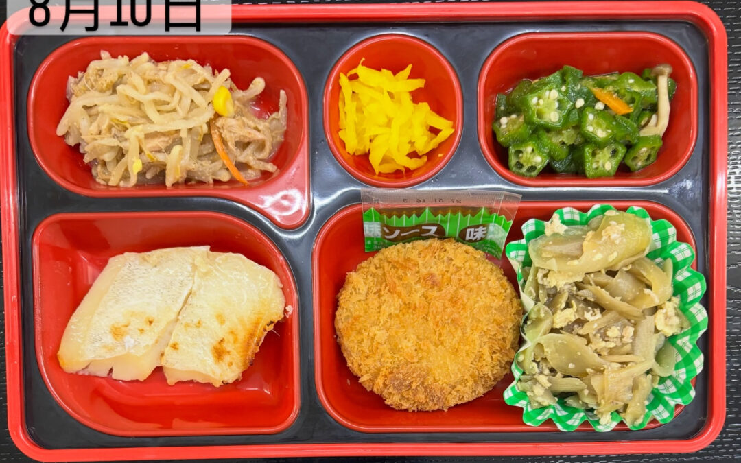 8月10日  今日の日替り弁当は