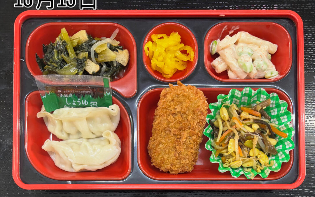 10月13日  今日の日替り弁当は